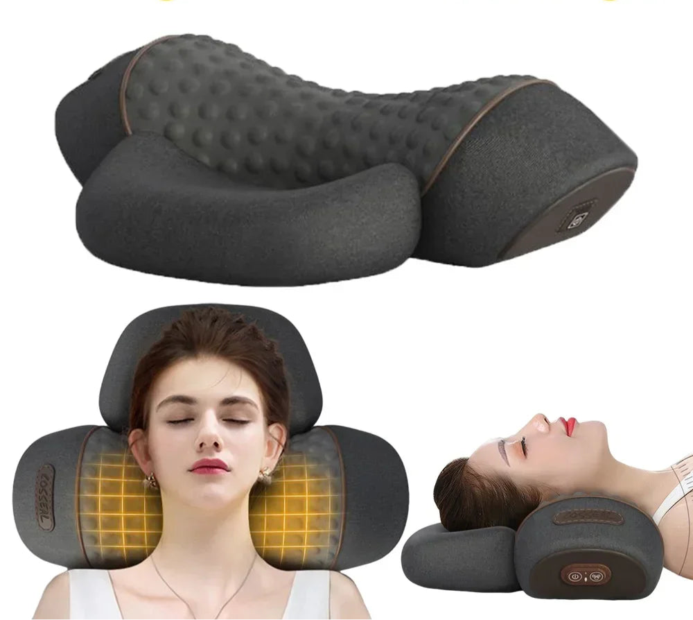 Massagekudde för nacke och axlar | Massage & värme funktion | Memory Foam